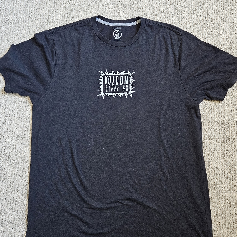 Volcom Black Graphic Tee